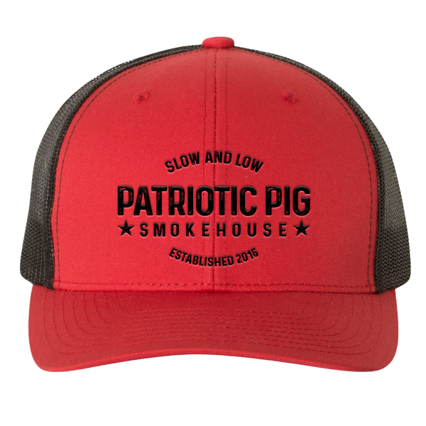 Patriotic Pig Leather 3D Puff Embroidery